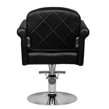 Poltrona parrucchiere Hair System HS69 nero — vista posteriore