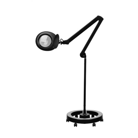 Elegante 6025 fekete 60 LED SMD 5D nagyítólámpa állvánnyal