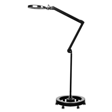 Elegante 6025 60 LED SMD 5D Sort lup lampe med tripod