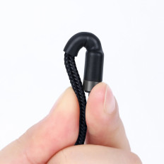 Durable elastische Kabel USB-C PD PD 2.0 60W 20V 3A QC3.0 1M schwarz-grau