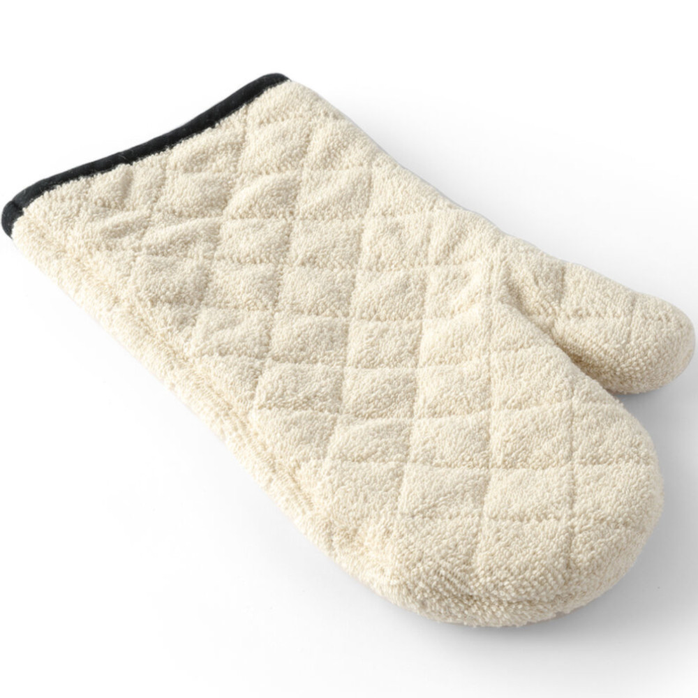 Gants thermiques de boulangerie jusqu'à 250°C longueur 350 mm ensemble de 2 pièces - Hendi 556603