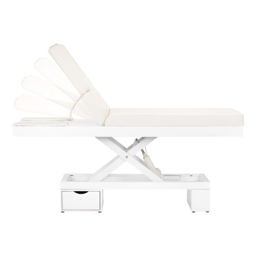 AZZURRO Spa cosmetische behandelbank 815b verwarmd met LED-achtergrondverlichting — zijaanzicht