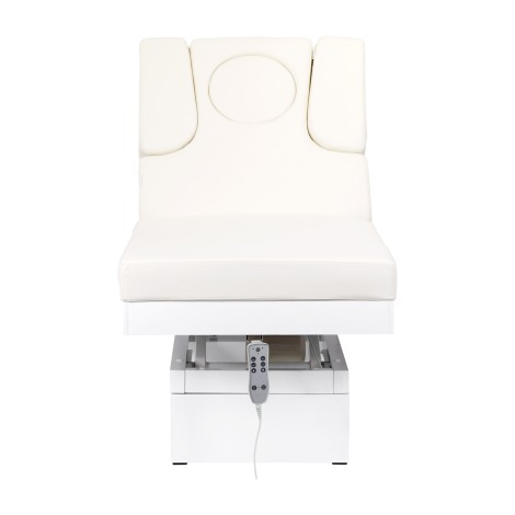 Spa kosmetiksäng AZZURRO 815b Glowing White med uppvärmning — framsida