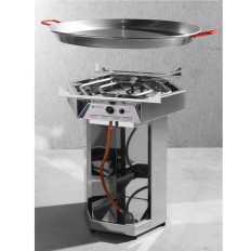 Gril à gaz pour poêle FIESTA-800 7000W - Hendi 146804