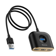 Adapter Adapter Hub 4in1 USB USB3.0 Adapter är USB3.0 * 1 + USB2.0 * 3 1m Svart