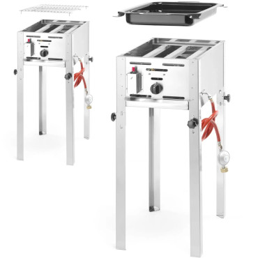 Gril à gaz avec poêle Grill...