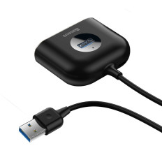Adapter Adapter Hub 4in1 USB USB3.0 Adapter är USB3.0 * 1 + USB2.0 * 3 1m Svart