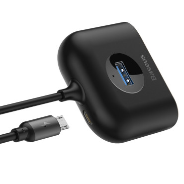 Adapter Adapter Hub 4in1 USB USB3.0 Adapter är USB3.0 * 1 + USB2.0 * 3 1m Svart