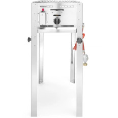 Parrilla de gas con parrilla Pan Master Meni 340x540x (H) 840 mm 5.8kw- Hendi 154700