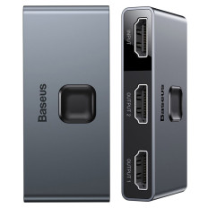 Spínač spínača HDMI 2X HDMI 4K 30 HZ BI-Smerová sivá
