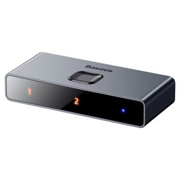 Spínač spínača HDMI 2X HDMI 4K 30 HZ BI-Smerová sivá