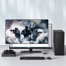 Spínač spínača HDMI 2X HDMI 4K 30 HZ BI-Smerová sivá