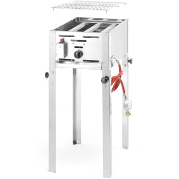 Plinski žar z GRILL PAN MASTER MINI 340X540X (H) 840 mm 5.8kw- Hendi 154700
