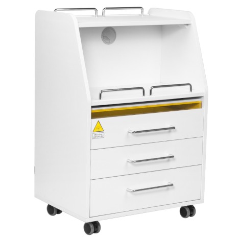 Podiatrist 601 bijeli — pogled sprijeda