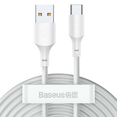 2x USB-C kabelis Ātrā iekraušanas jauda Piegāde Ātrā maksa 40W 5 A 1,5 M balta