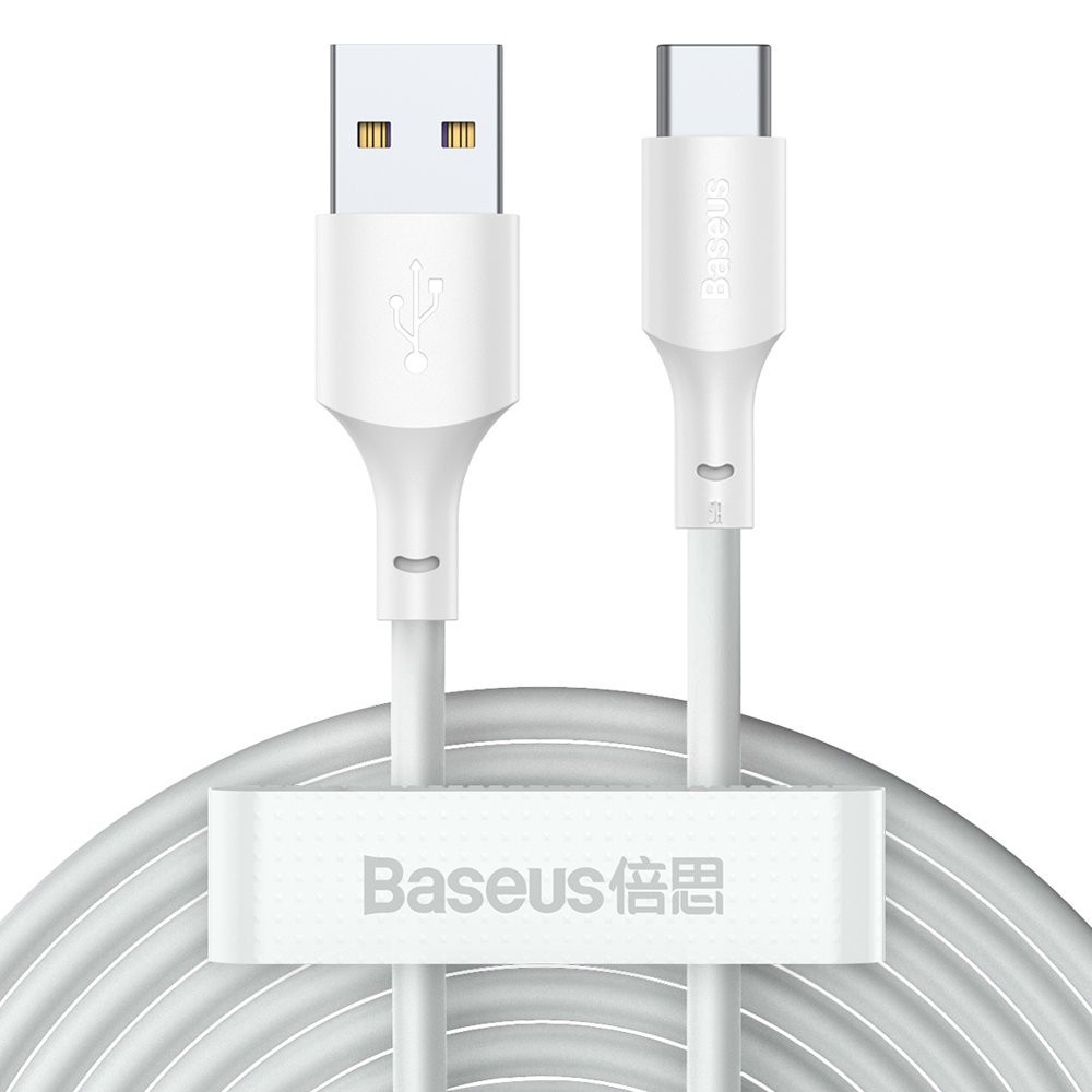 2x USB-C-kabel Hurtig loading Strømforsyning Hurtig opladning 40W 5 A 1,5 m Hvid