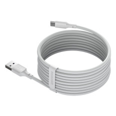 2X USB-C Cable Caricamento rapido Eggese di consegna rapida Carica rapida 40 W 5 A 1,5 m Bianco