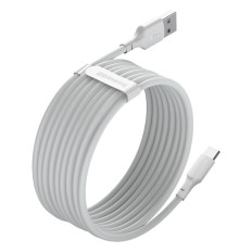 2x Cable USB-C Cable de carga rápida Entrega rápida CARGA RÁPIDA 40W 5 A 1,5 m blanco