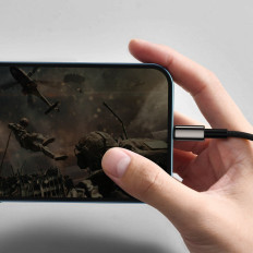 Kábel 3In1 USB kábel USB-C iPhone Lightning MicroUSB 3.5 A 1,5 M Čierna