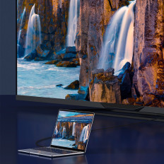 Cabo HDMI 2.1 8K 60 Hz Earc QMS Dinâmico HDR VRR ALLM 3M Preto