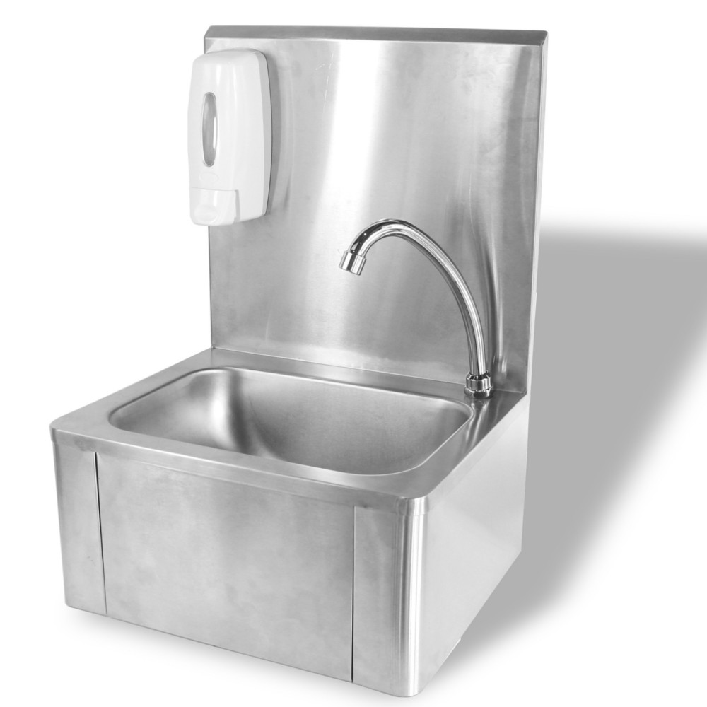 Washbasin Sink handless knee-free knee-made stainless steel - Hendi 810309 Washbasin Sink handless knee-free knee-made stainless steel - Hendi 810309