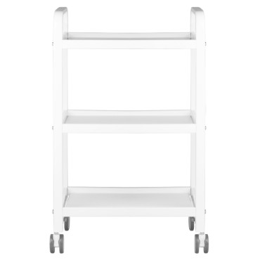 Mesa - Carrinho Cosmético Hs09 Branco — vista frontal