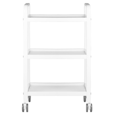 Mesa - Carrinho Cosmético Hs09 Branco — vista frontal