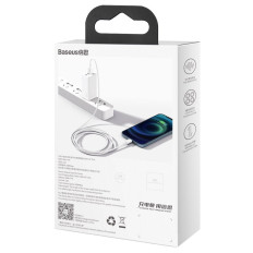 Ανώτερο καλώδιο USB καλώδιο iPhone Lightning 2.4a 2m λευκό