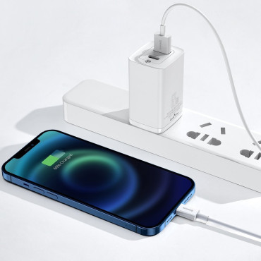 Geresnis kabelis USB kabelis "iPhone" žaibas 2,4A 2m balta