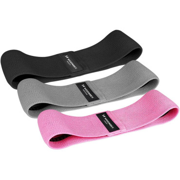 Materiālu noņemšana Gumijas vingrinājums Gumijas mini joslas Joga Fitness CrossFit Set 3gab