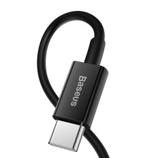 Cavo Superior USB-C Cable Iphone Lightning per ricarica veloce 20W 1M Nero