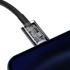 Cavo Superior USB-C Cable Iphone Lightning per ricarica veloce 20W 1M Nero