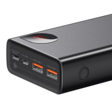 Adaman PowerBank 2x USB 1x USB-C 1X Microousb 200MAH 65W Quick Charge Black