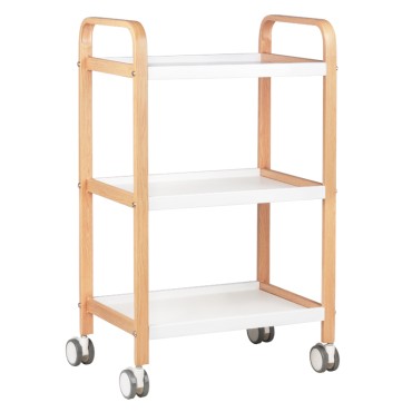 Kosmetikbord hs09 træ - hvid