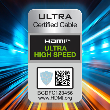Kábel káblov HDMI 2.1 8K 60 Hz 48 Gbps 4K 120 Hz 2K 144 Hz 3 m Striebro