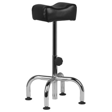 Footrest for pedicure am-5012c black — front view