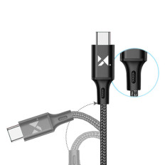 Močna kabelska žica v USB-CH-C CD 2.4A 2M črna