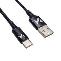 Močna kabelska žica v USB-CH-C CD 2.4A 2M črna