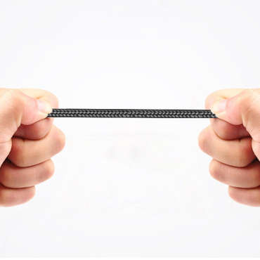 Cabo USB Cabo iPhone Relâmpago 2.4A 1m Preto
