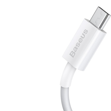 Cable superior USB USB Cable para carga rápida 2a 1m blanco