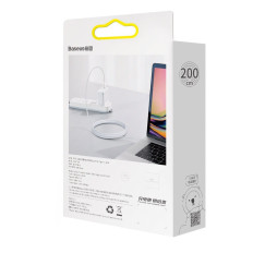 Vynikajúci kábel USB-C USB-C Rýchly náboj FCP 100W 5A 20V 2M Biela