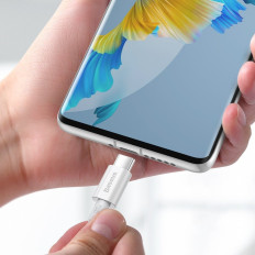 Vynikající kabel USB-C USB-C Rychlý náplň FCP 100W 5A 20V 2m bílá