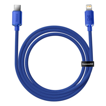 Cavo via cavo per il caricamento rapido e il trasferimento dei dati USB-C iPhone Lightning 20W 1.2m Blu