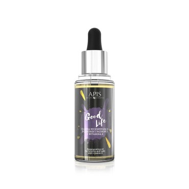 Apis Good Life regenererende olie til neglebånd og negle med vitamin E, 30 ml — forfra
