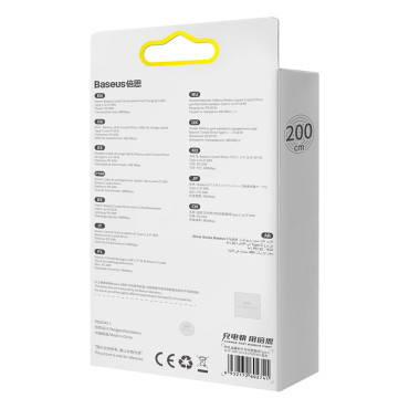 Kaabelikaabel kiire laadimis- ja andmeedastuse USB-C iPhone Lightning 20W 2M sinine