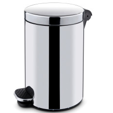 Poubelle en acier avec insert, ouverture à pied 20L - Hendi 691335