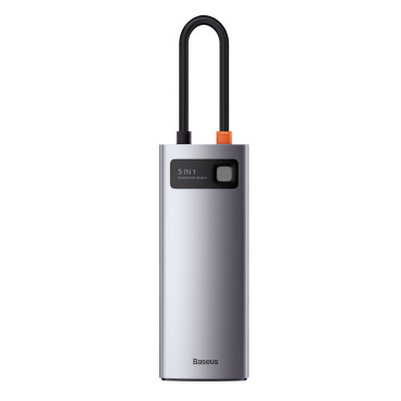 Multifunktionell USB 5W1 USB-C PD 100W HDMI GRAY
