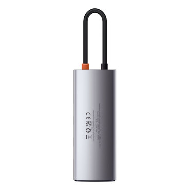 Multifunktionell USB 5W1 USB-C PD 100W HDMI GRAY