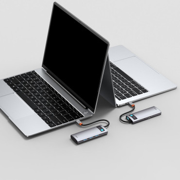 Multifunktionell USB 5W1 USB-C PD 100W HDMI GRAY
