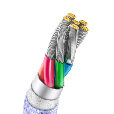 Kabelski kabel za hitro nakladanje in USB-C-C100W 2M Prenos podatkov